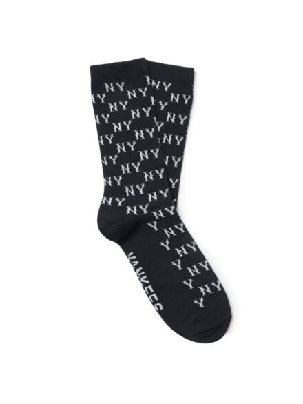 MLB Classic Monogram Socks New York Yankees Black