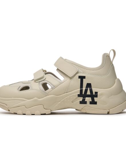 Sandals MLB Korea [Women's Size] BigBall Chunky Mask LA Dodgers Cream