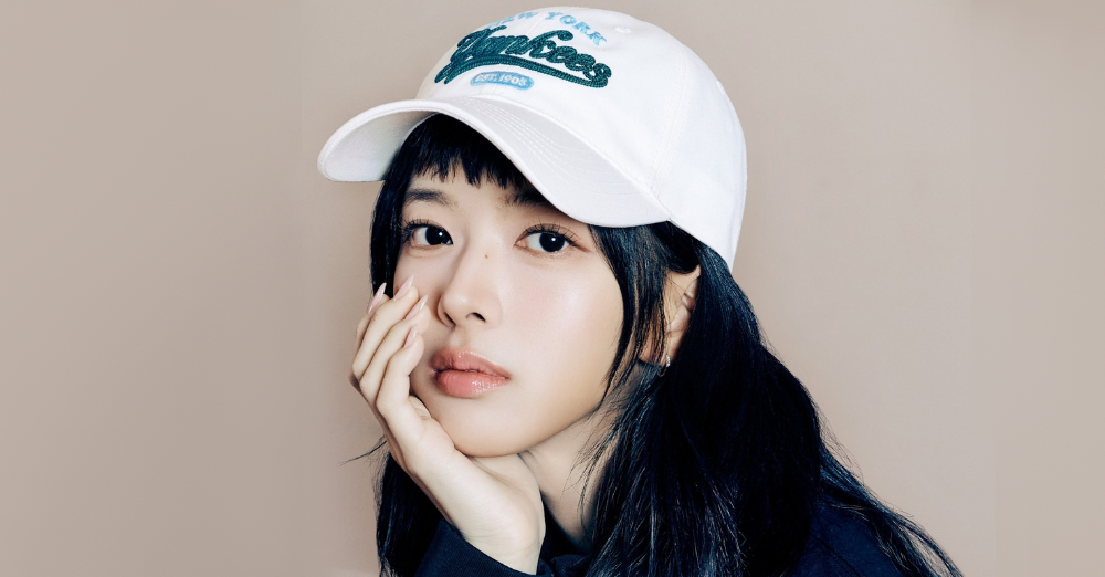 Phong Cách Mới MLB 24SS COLLECTION – Cursive Logo Ball Cap With Roh Jeong-Eui